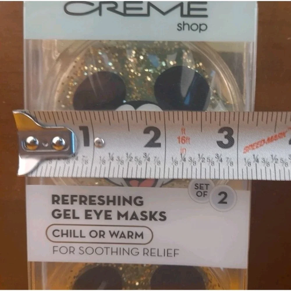 The Creme Shop‎ Mickey Mouse Reusable Refreshing Gel Eye Masks Chill or Warm NIP
